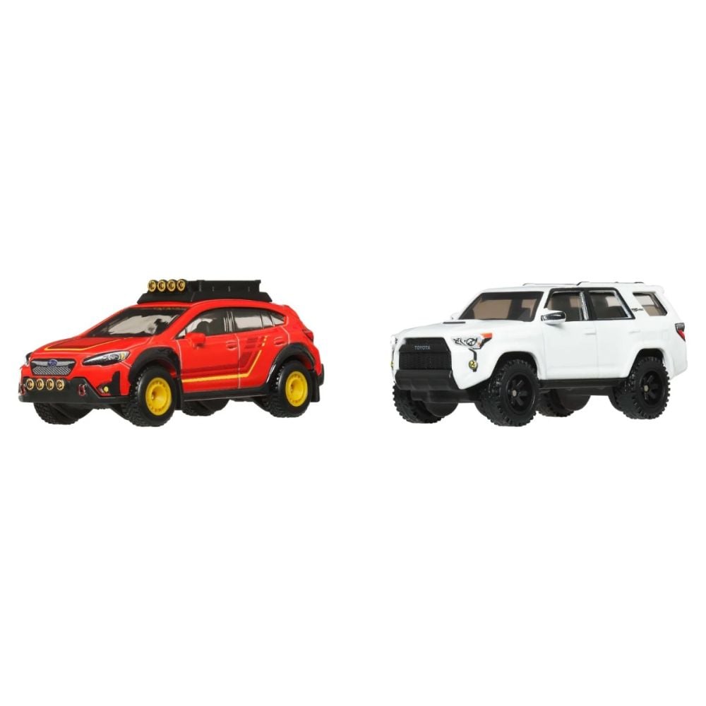 Set 2 masini metalice, Hot Wheels, Subaru Crosstrek & 2018 Toyota 4Runner, JBK98