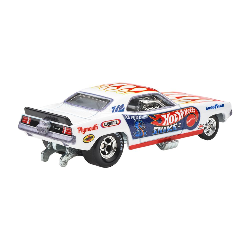 Set 2 masini metalice, Hot Wheels, 72 Plymouth Cuda FC si Rob N Pinks, JBL01
