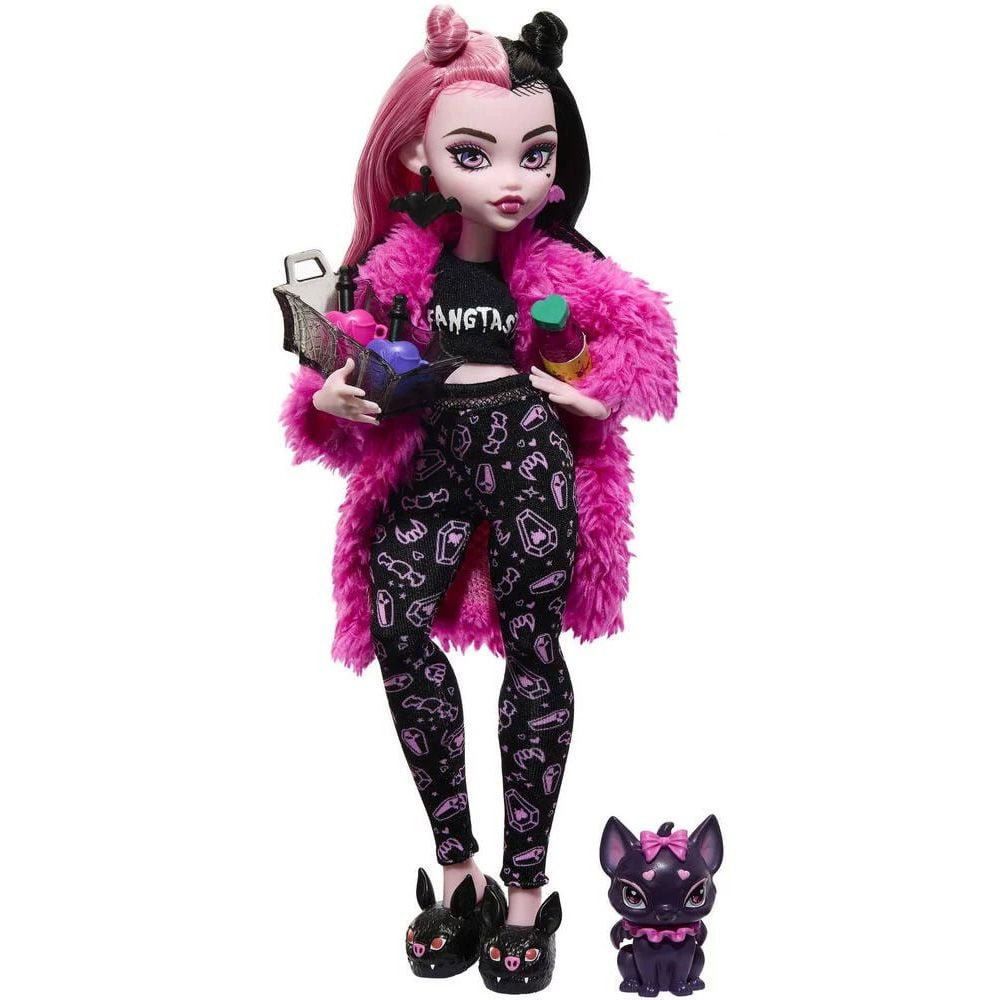 Papusa Draculaura, Monster High, Creepover Party, HKY66