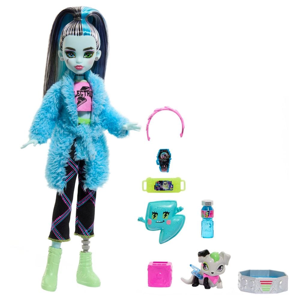 Papusa Frankie, Monster High, Creepover Party, HKY68