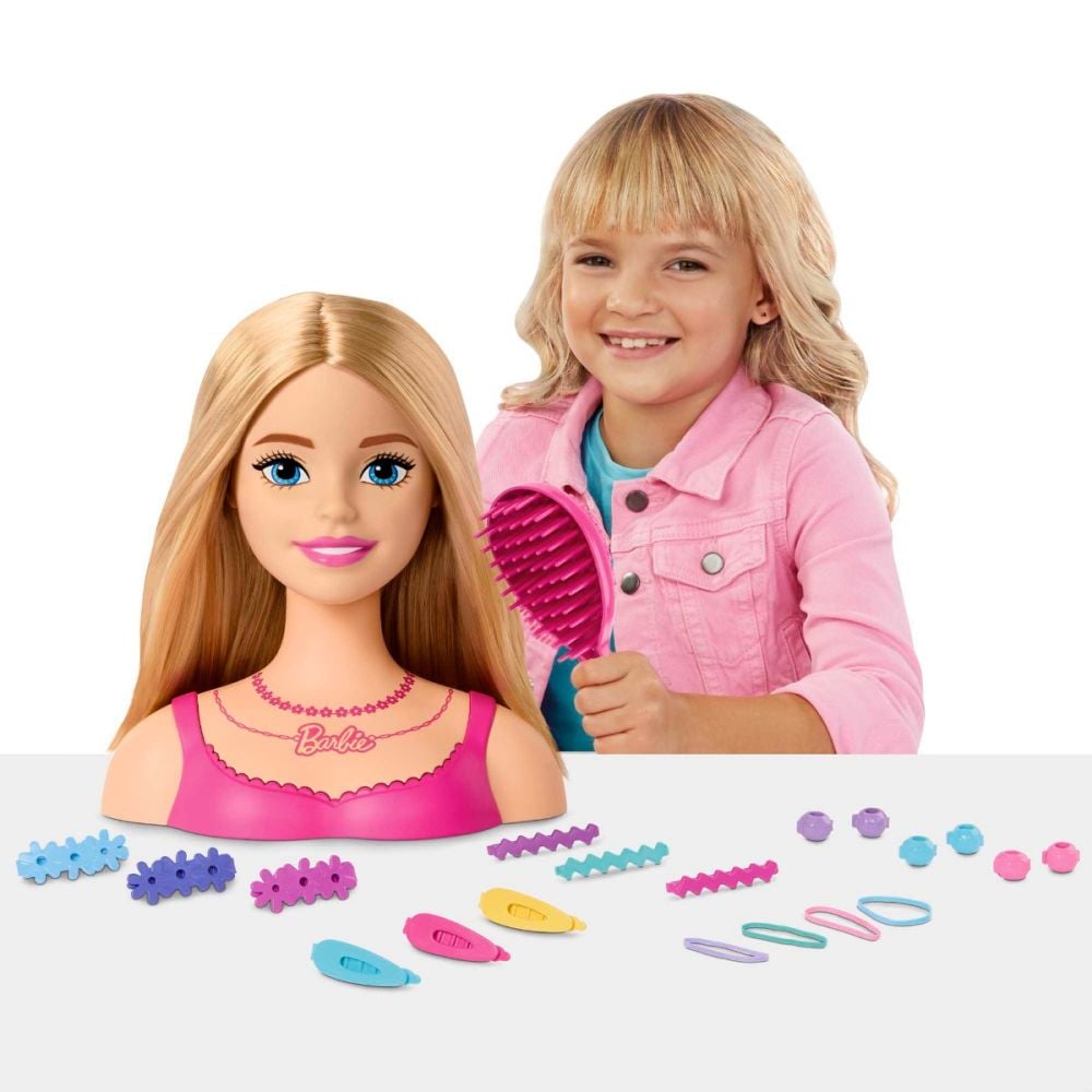 Papusa Barbie, Styling Head, 21 accesorii, HMD88