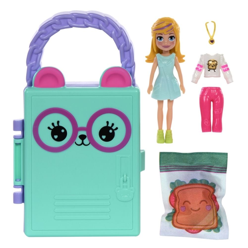 Set de joaca cu mini papusa in gentuta Polly Pocket, Lil Styles, HRD64