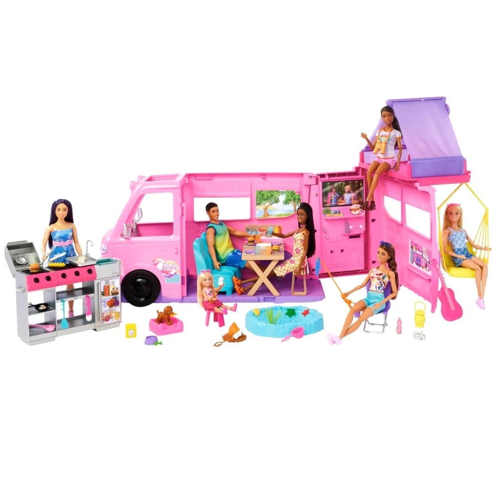 Set de joaca Barbie, Dream Camper, HRJ78