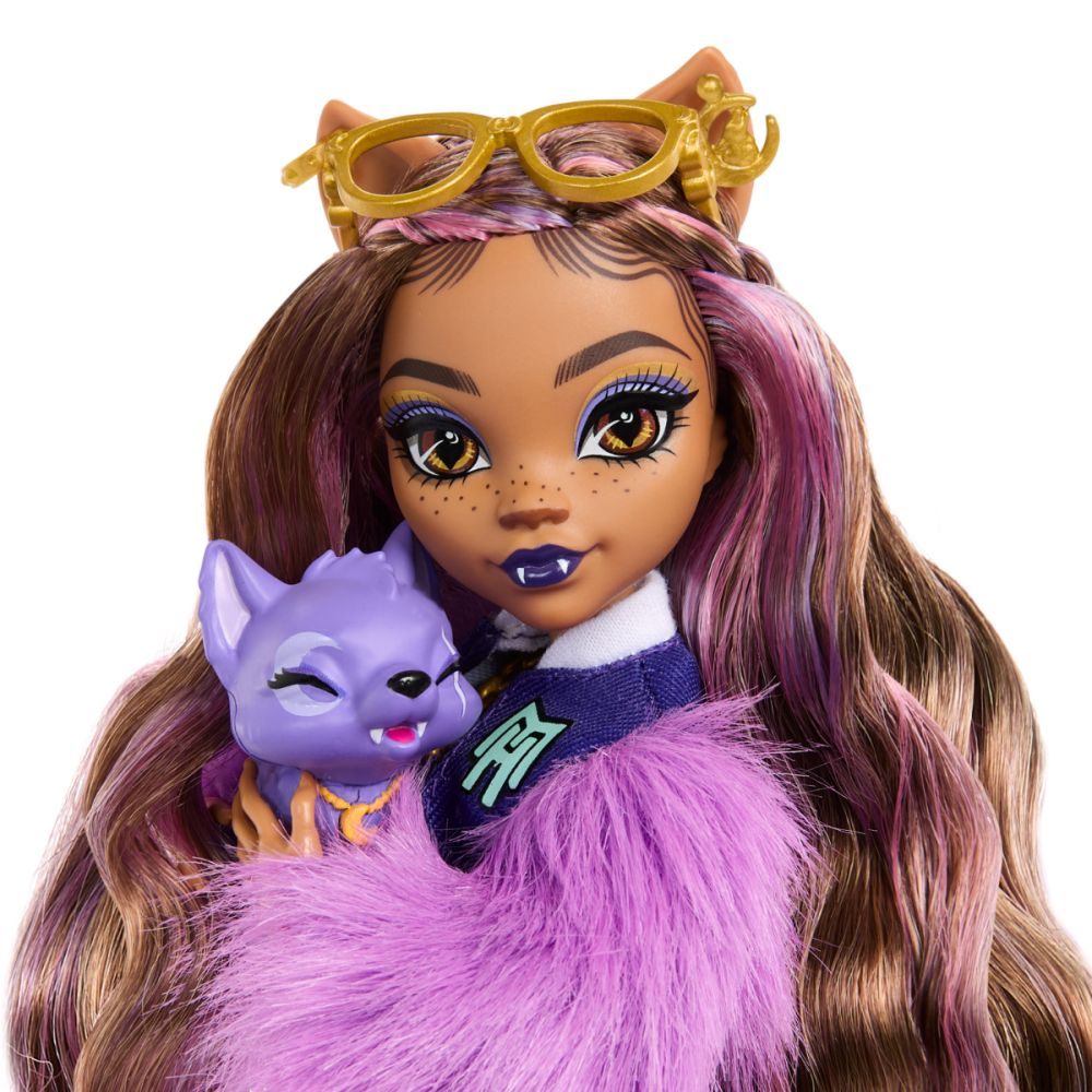 Papusa cu animal de companie, Monster High, Clawdeen Wolf, HRP65