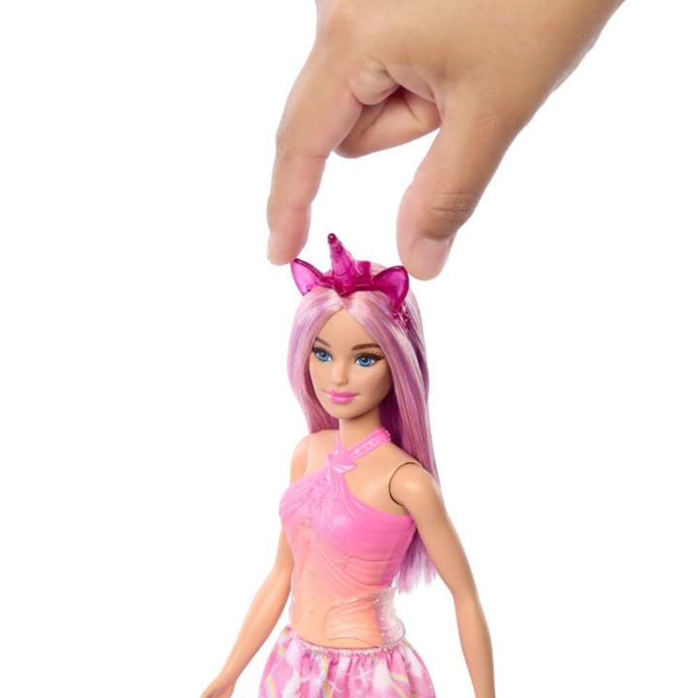 Papusa unicorn, Barbie, HRR13