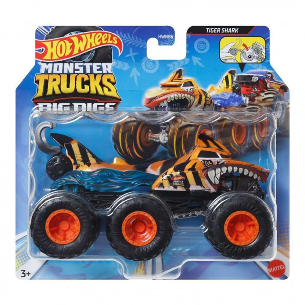 Masinuta Hot Wheels Monster Truck, Big Rigs, 1:64, HWN86