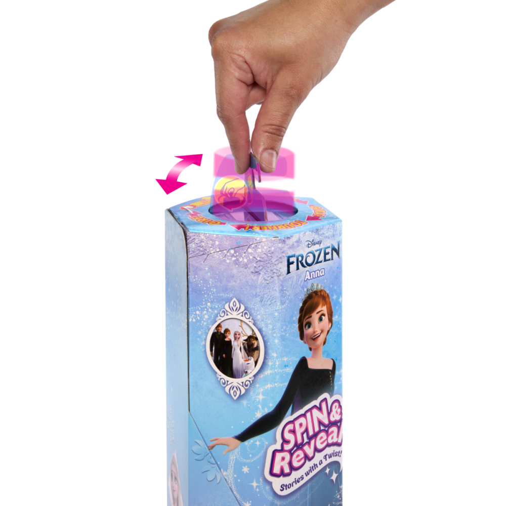 Papusa Disney Frozen, Spin And Reveal, Anna, HXD27