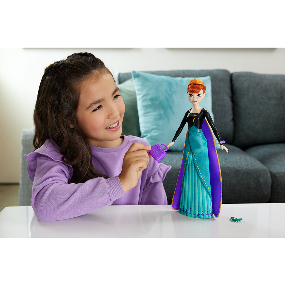 Papusa Disney Frozen, Spin And Reveal, Anna, HXD27