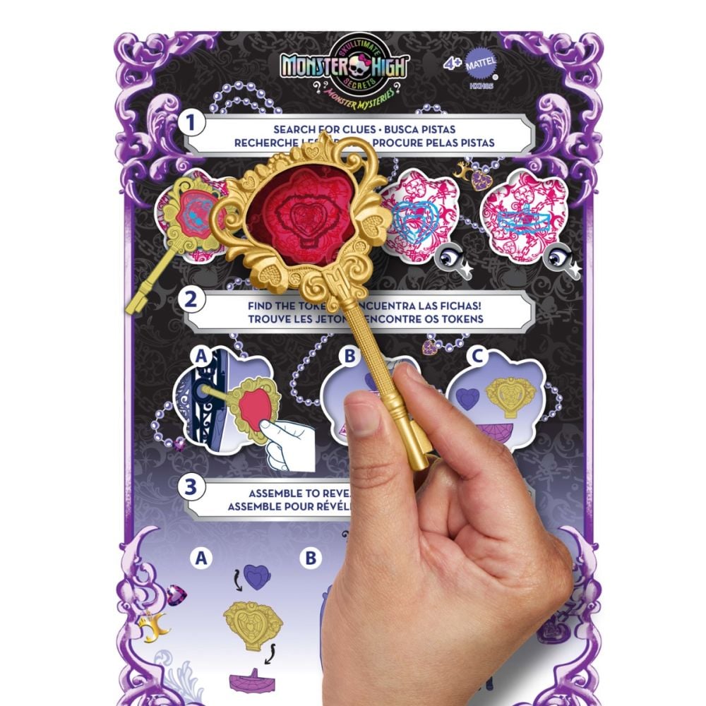 Papusa cu accesorii, Monster High, Skulltimate Secrets, Clawdeen