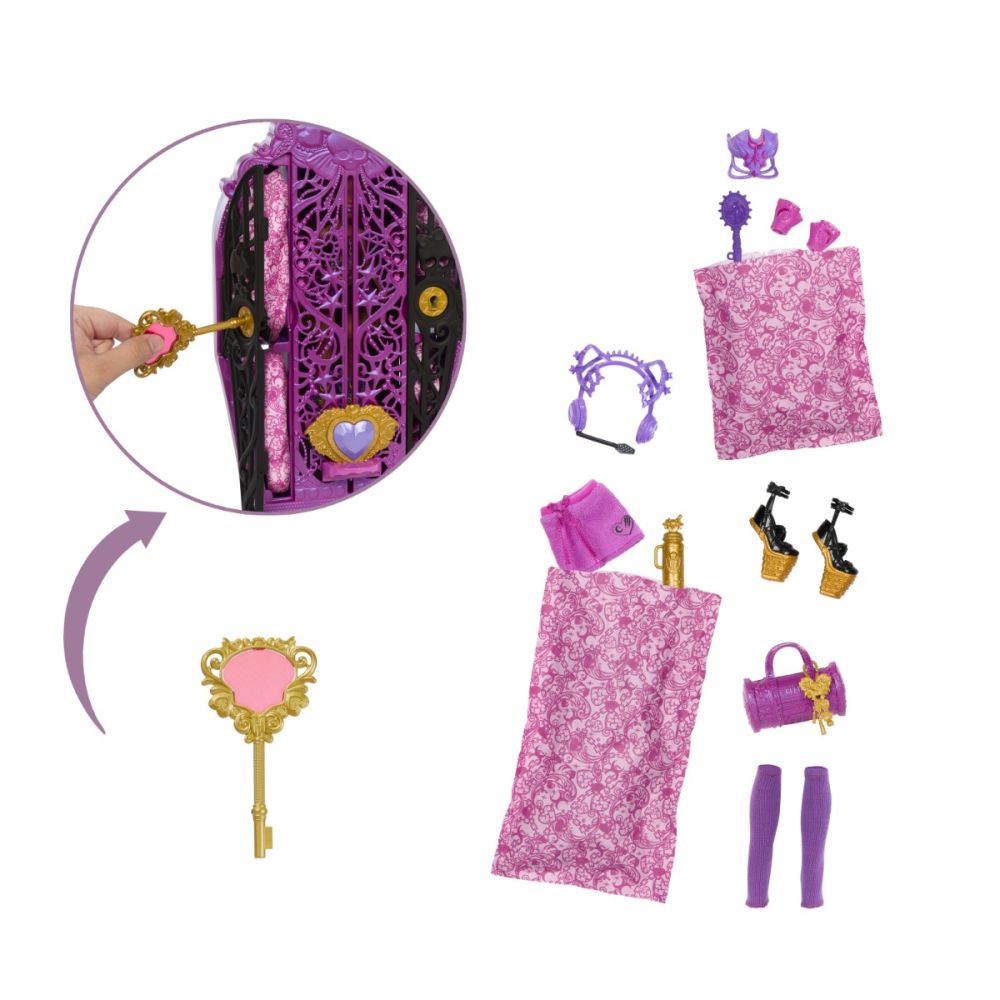 Papusa cu accesorii, Monster High, Skulltimate Secrets, Clawdeen Wolf, HXH85