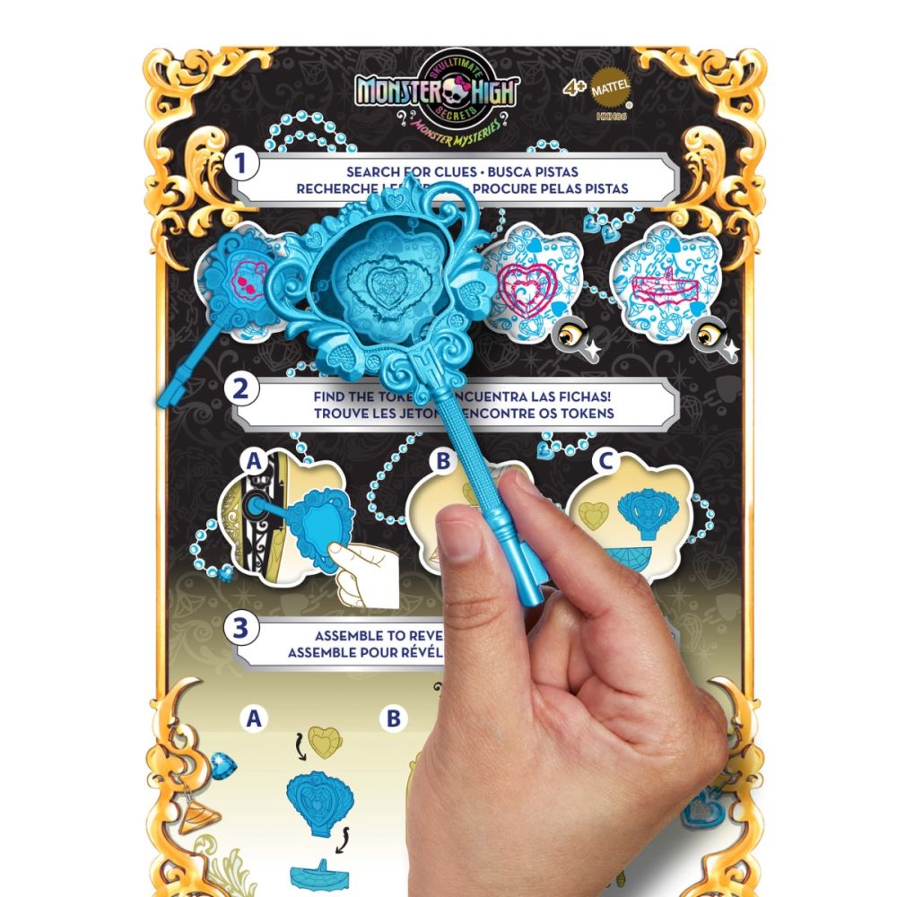 Papusa cu accesorii, Monster High, Skulltimate Secrets, Cleo De Nile, HXH86