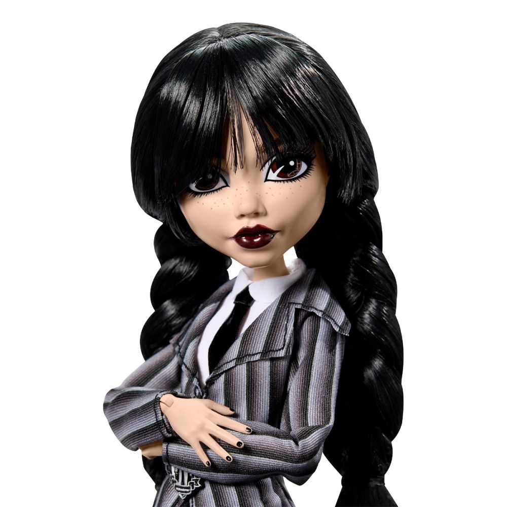 Papusa Monster High, Wednesday Addams, HXJ04