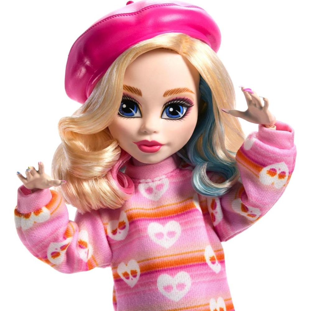 Papusa Monster High X, Wednesday Enid Sinclair, HXJ05