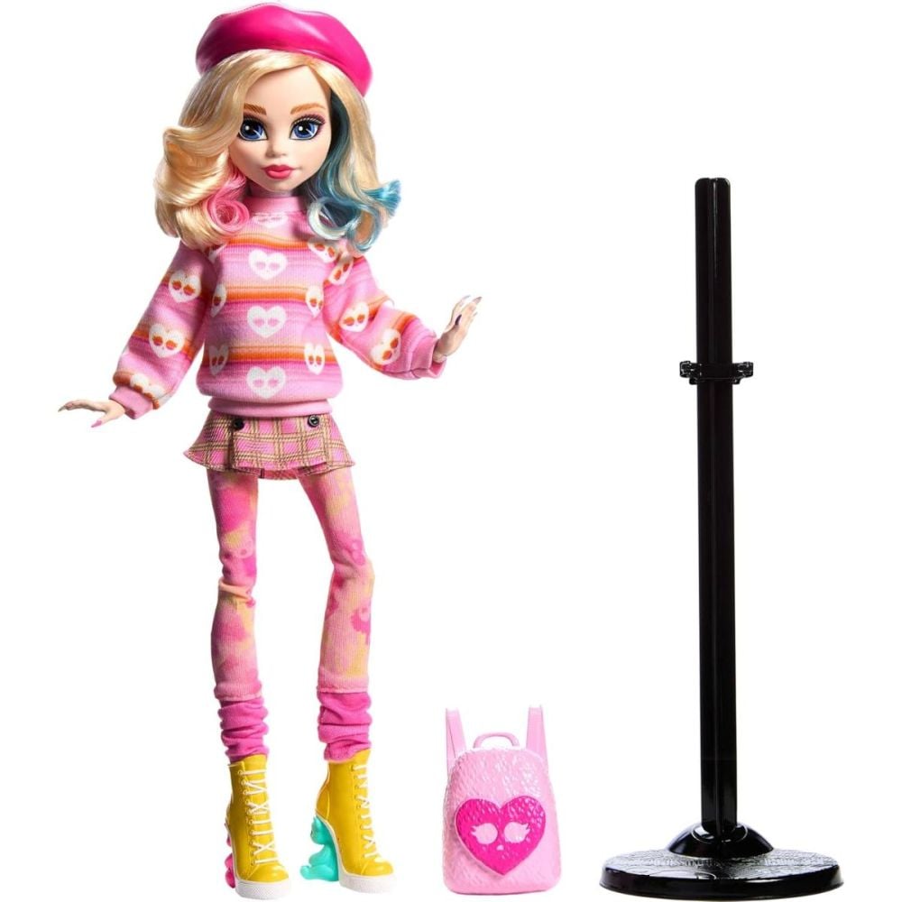 Papusa Monster High X, Wednesday Enid Sinclair, HXJ05