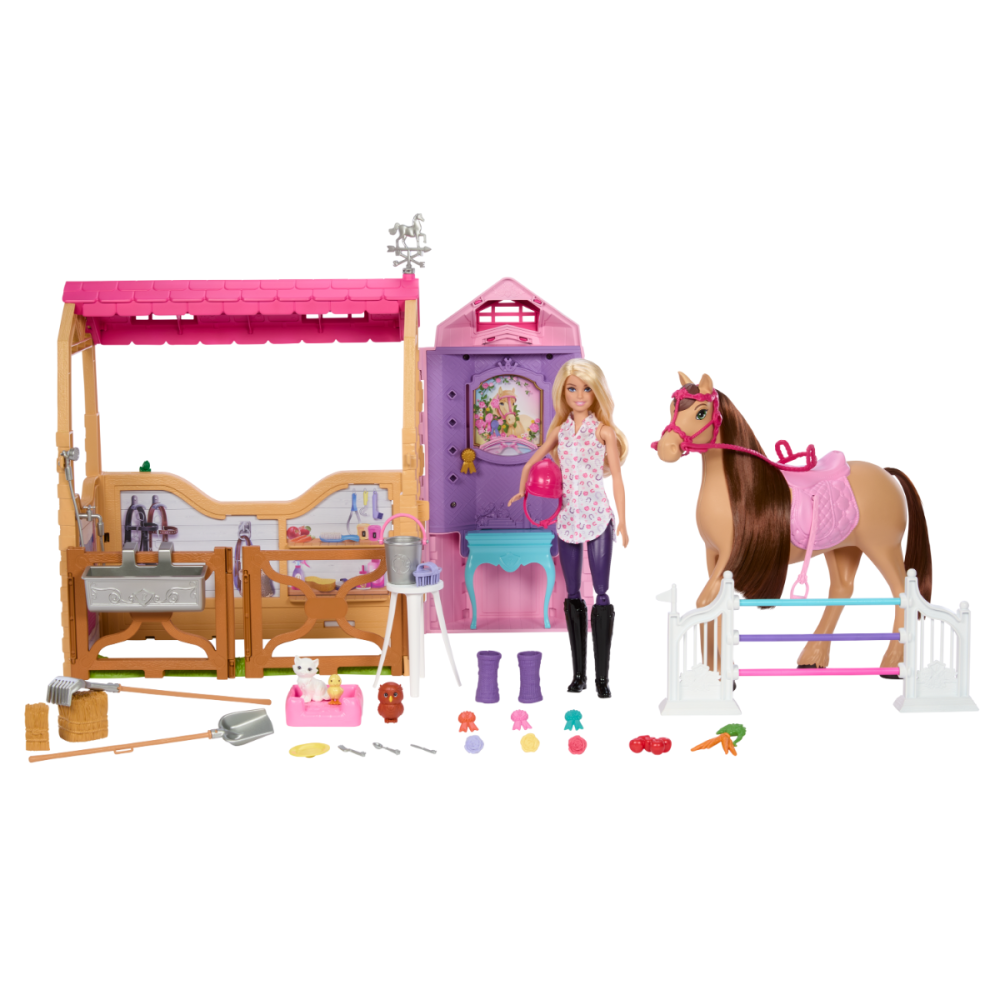 Set de joaca cu papusa, Barbie Mysteries, The Great Horse Chase
