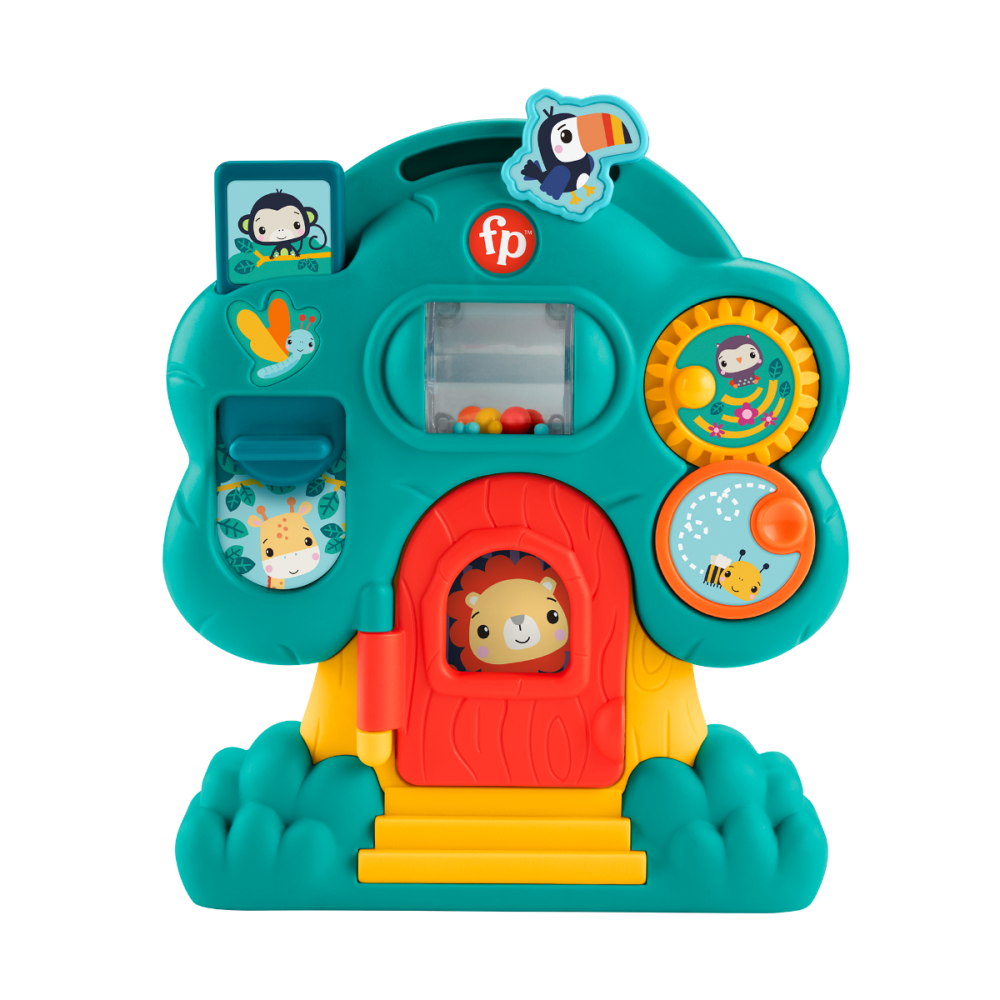 Jucarie cu activitati, Fisher Price, Animal Friends Discovery, Casa din copac, HXK34