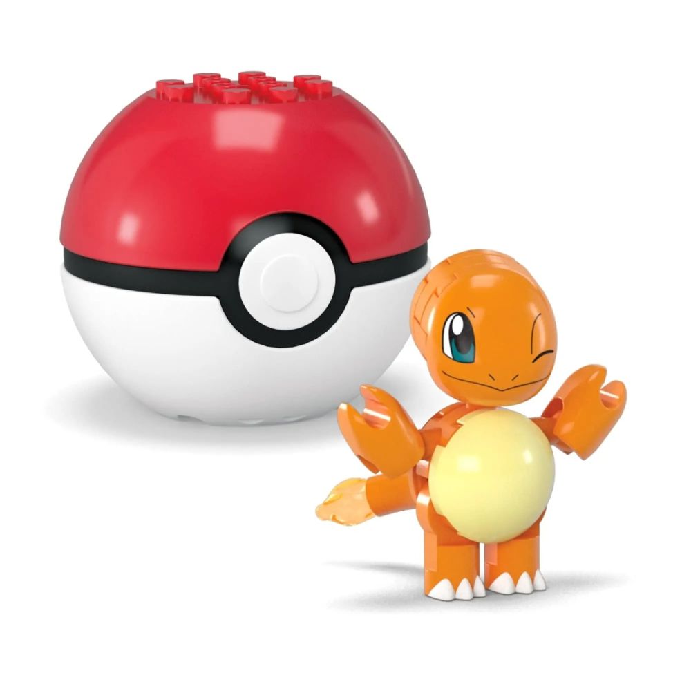Set de constructie, Mega Pokemon, Charmander si Eevee, JCR81