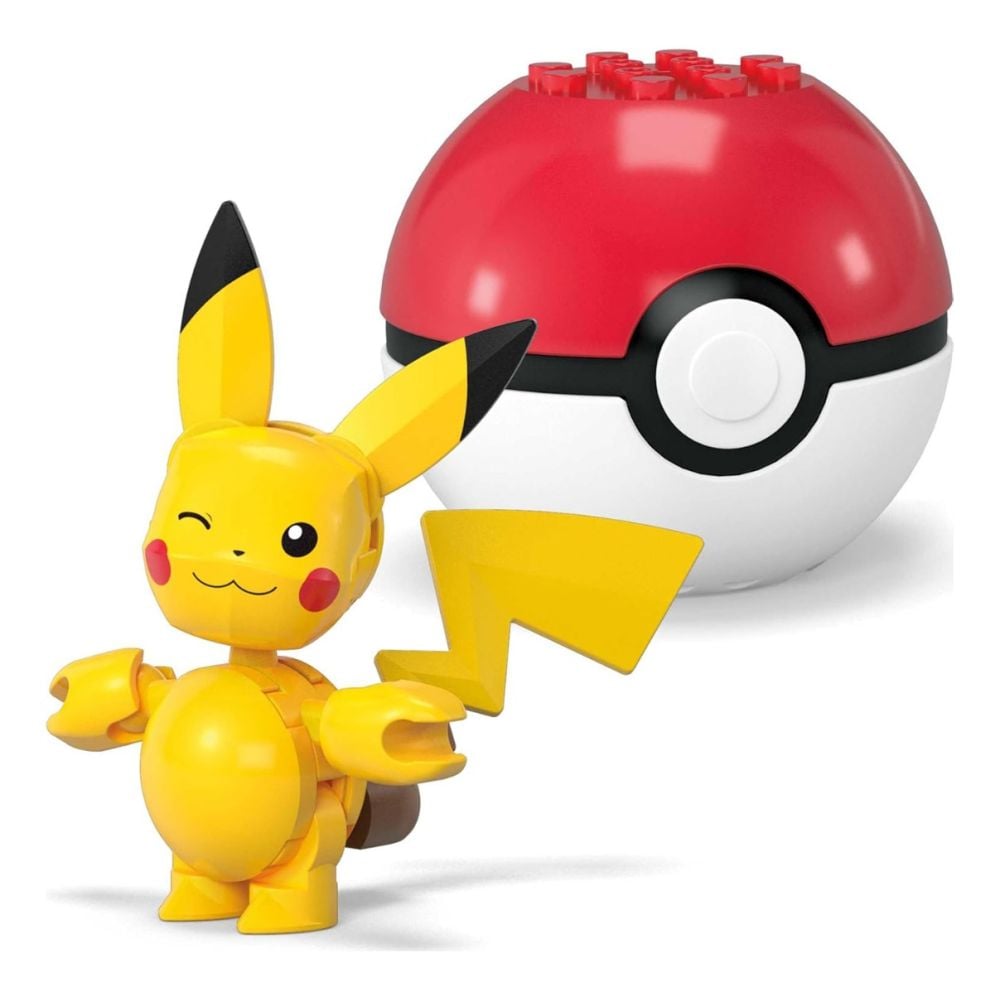 Set de constructie, Mega Pokemon, Pikachu si Ditto, JCT43