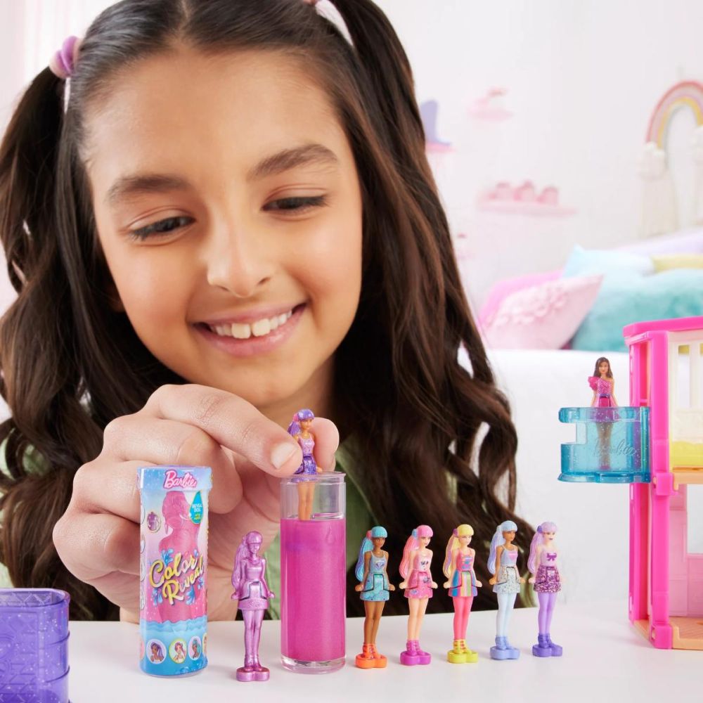 Papusa surpriza Barbie, Color Reveal, Mini Barbieland, HYF28