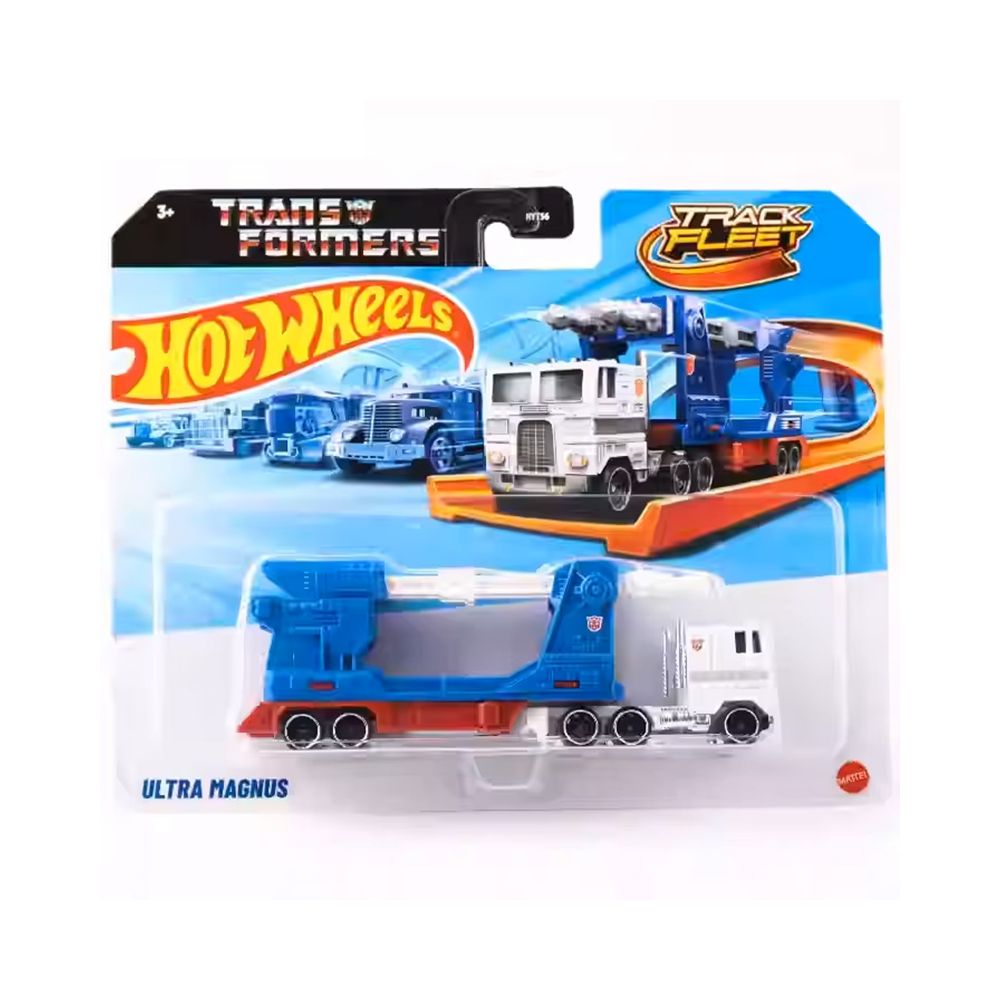Set camion cu remorca, Hot Wheels, Track Fleet, Ultra Magnus, JCM59