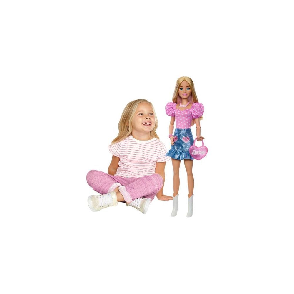 Papusa cu accesorii, Barbie, 71 cm, HYT84