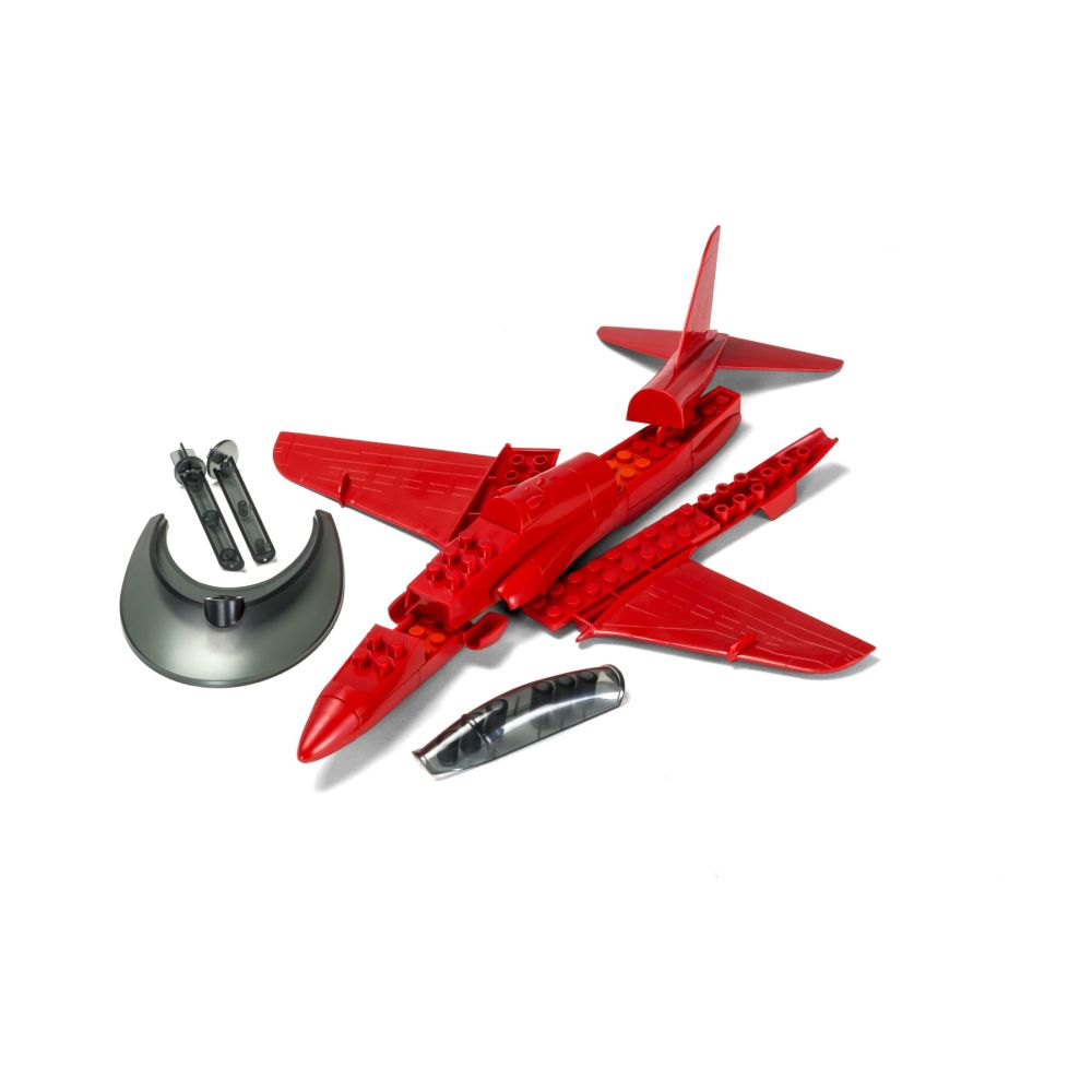 Set de constructie, Airfix Quickbuild, Red Arrows Hawk, 31 piese