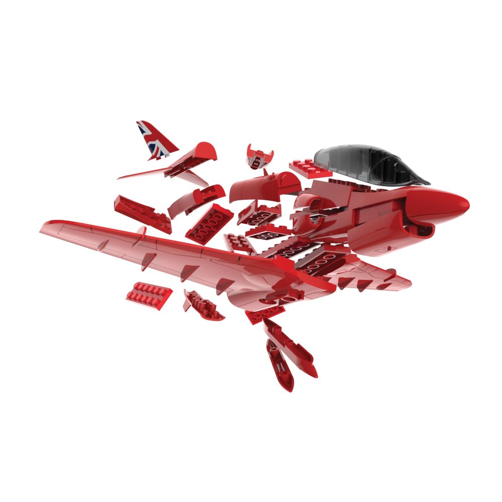 Set de constructie, Airfix Quickbuild, Red Arrows Hawk, 31 piese
