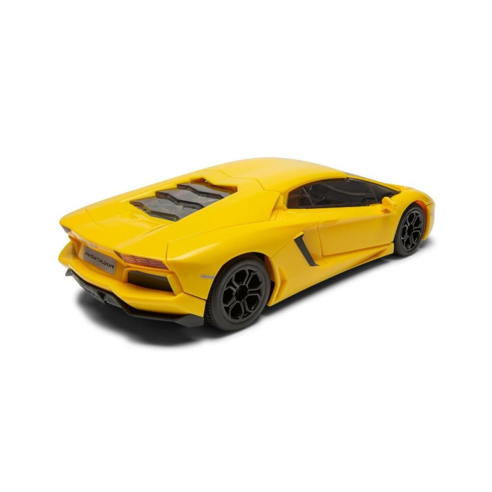 Set de constructie, Airfix Quickbuild, Lamborghini Aventador, Yellow, 33 piese