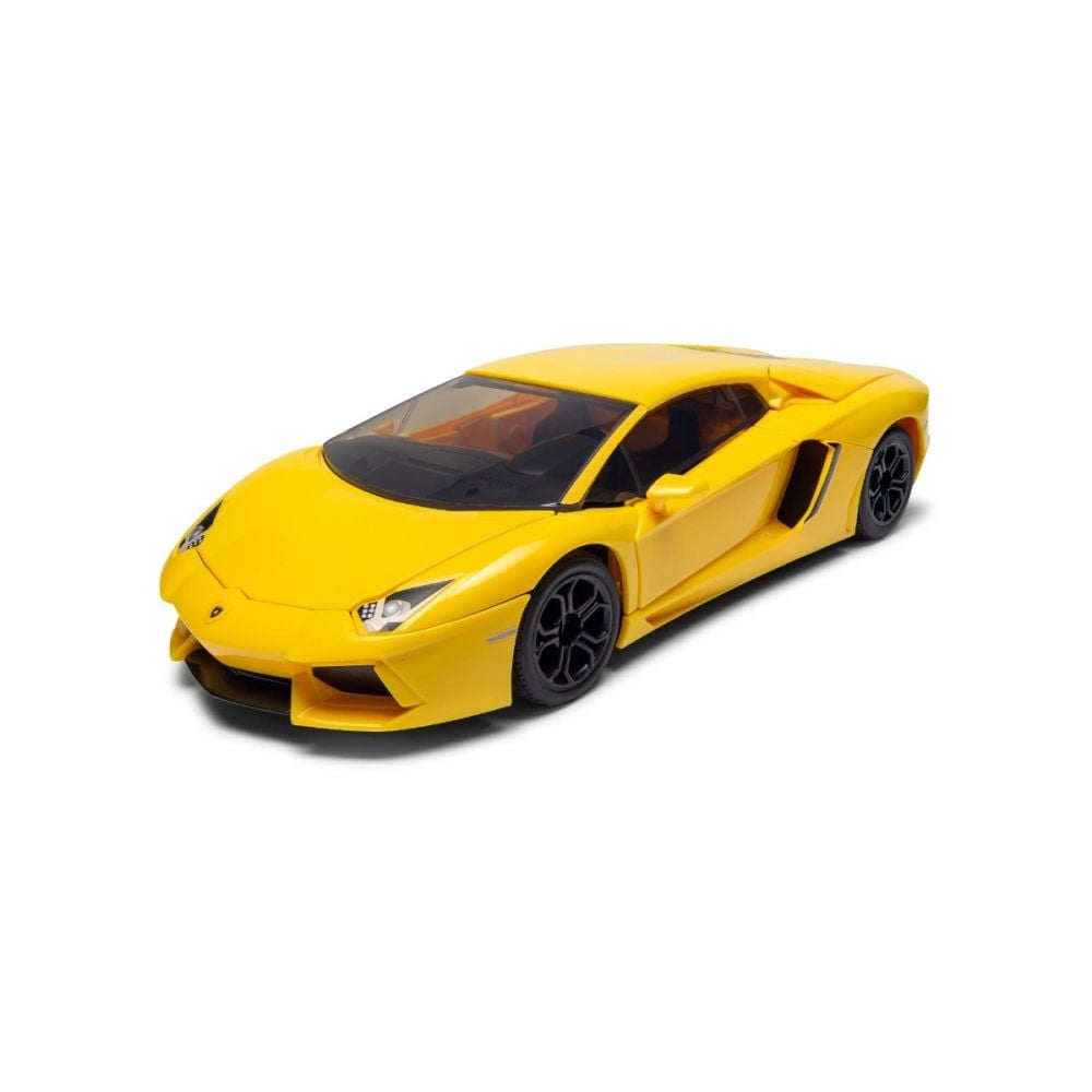 Set de constructie, Airfix Quickbuild, Lamborghini Aventador, Yellow, 33 piese