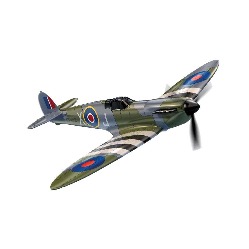Set de constructie, Airfix Quickbuild, Avion D-Day Spitfire, 34 piese
