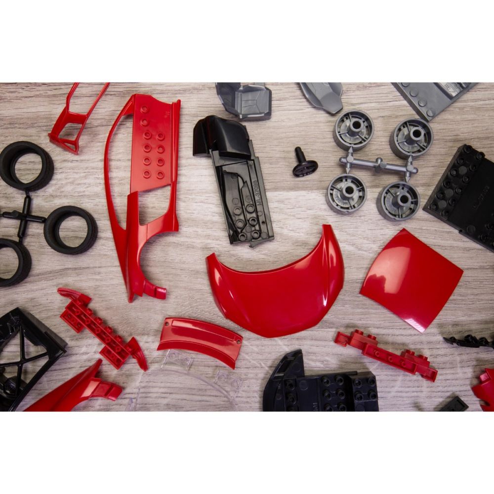 Set de constructie, Airfix Quickbuild, Audi R8 Coupe, 45 piese
