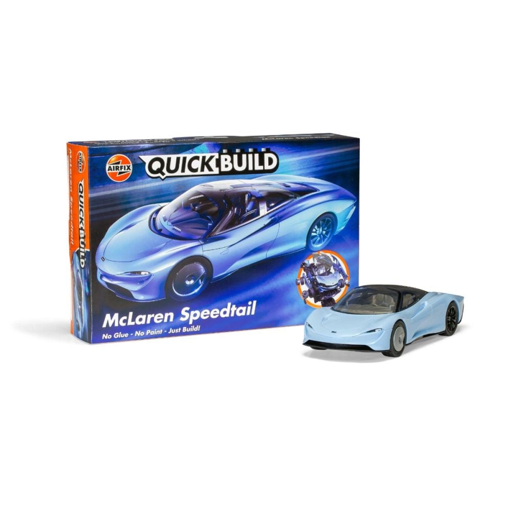 Set de constructie, Airfix Quickbuild, Mclaren Speedtail, 37 piese