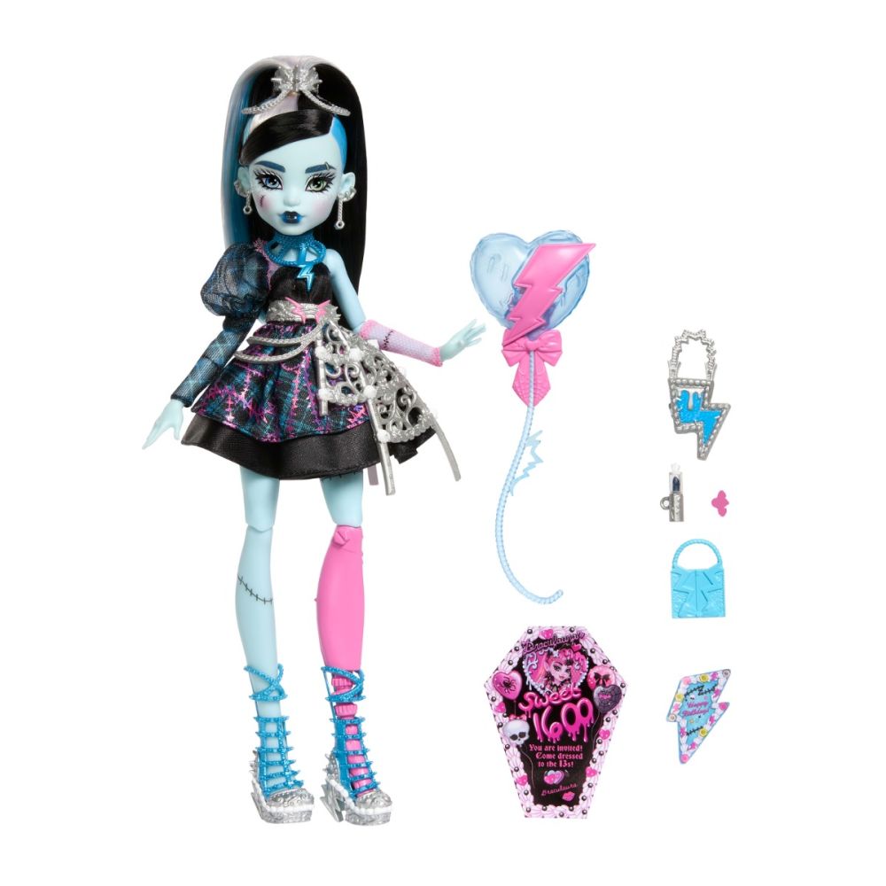 Papusa Monster High, Scary Sweet Birthday, Frankie Stein, JBG75