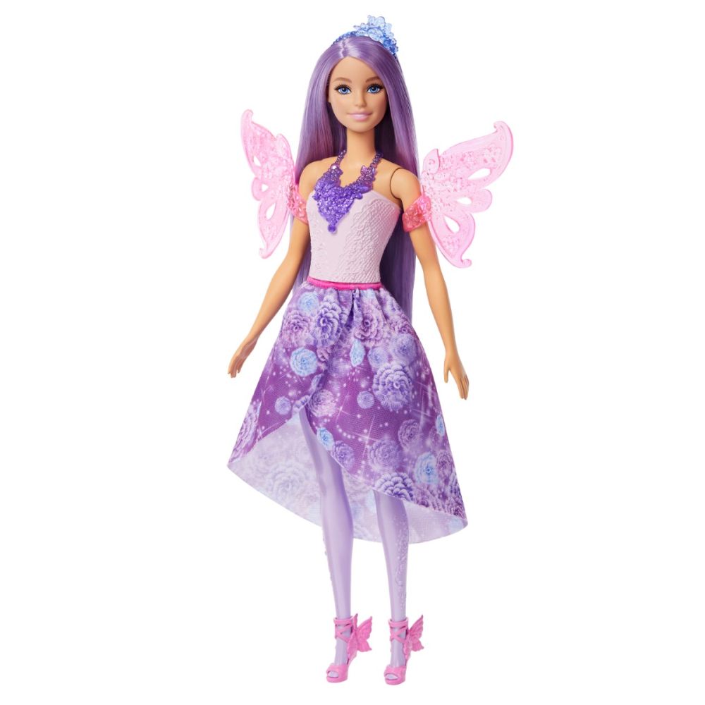 Papusa cu accesorii de zana si sirena, Barbie Fantasy, JCP74 | Noriel