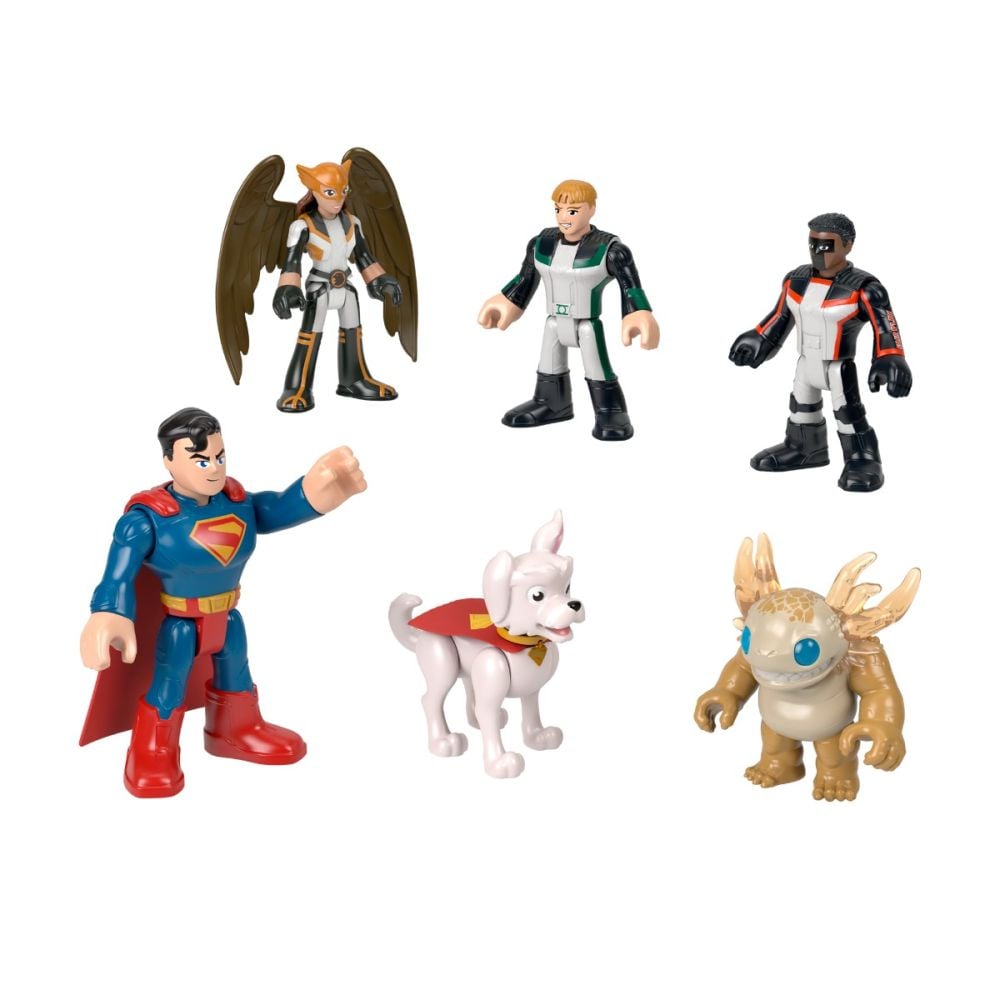 Set 6 figurine, Imaginext, Superman Multipack Liga Dreptatii, JDL09
