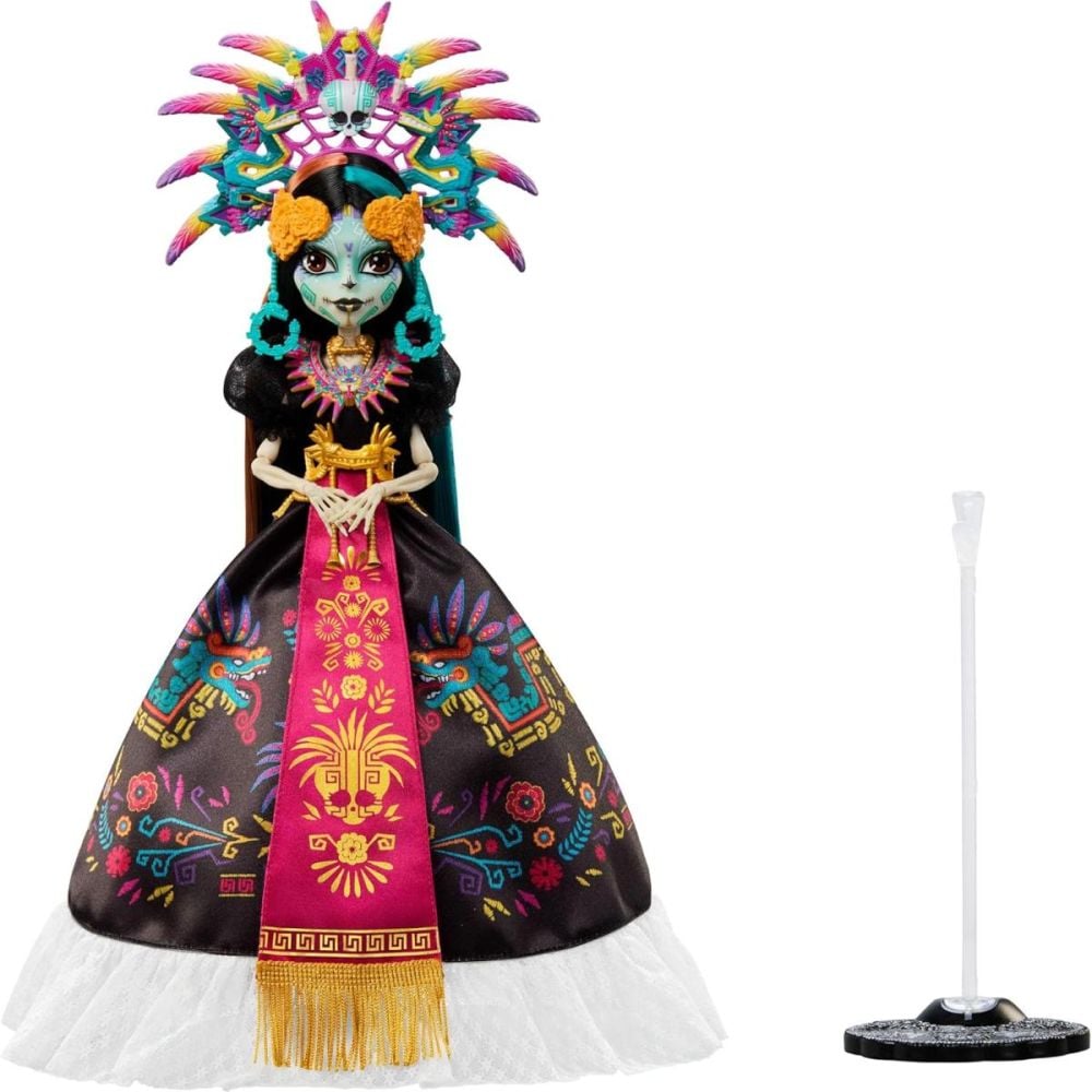 Papusa Monster High, Skelita Calaveras, Dia De Muertos, JDR63