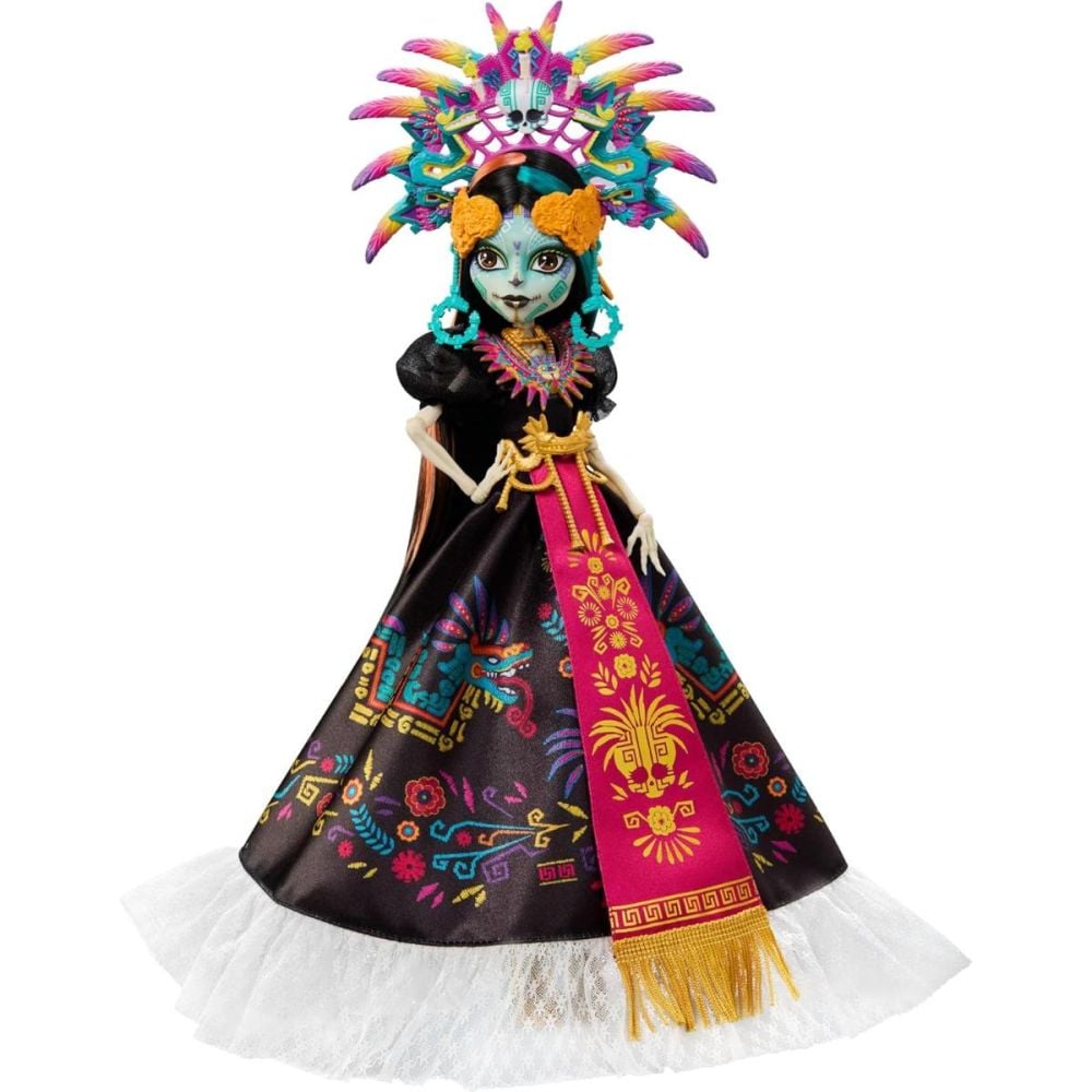 Papusa Monster High, Skelita Calaveras, Dia De Muertos, JDR63