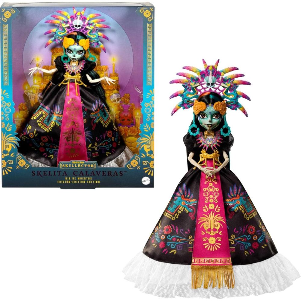 Papusa Monster High, Skelita Calaveras, Dia De Muertos, JDR63