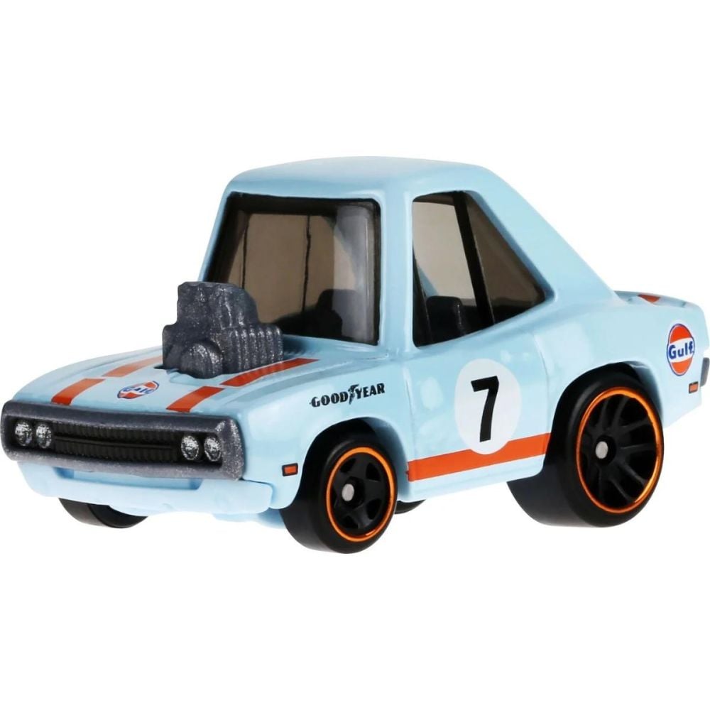 Masinuta metalica, Hot Wheels, Gulf Tooned, 70 Dodge Charger, 1:64, JCB63