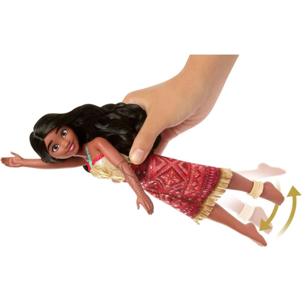 Papusa Disney Vaiana 2, Swimming Tautai, Color Change, JFF09
