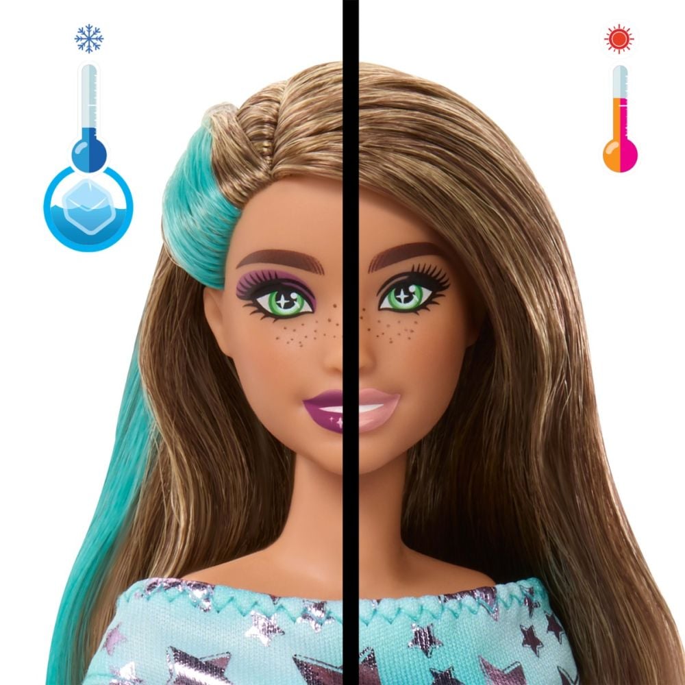 Papusa cu accesorii surpriza Barbie, Party Unboxed, JFG72