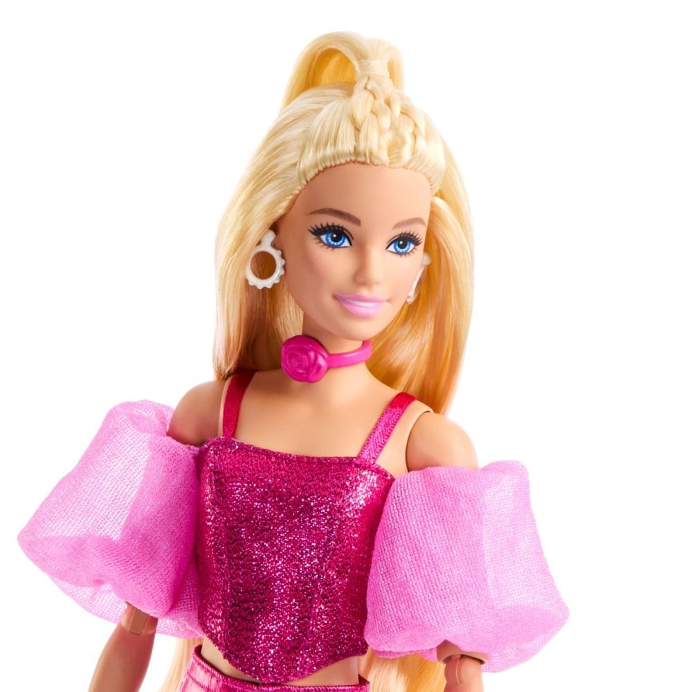Papusa Barbie, Deluxe Style, Metallic Pink Outfit, JFP40
