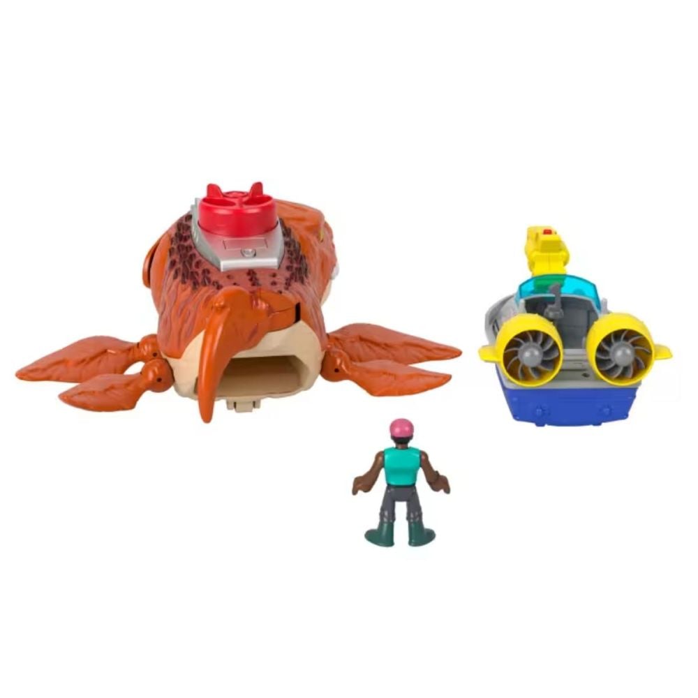 Set de joaca cu figurina articulata, Imaginext, Jurassic World Renaissance, Mosaurus, JFR23