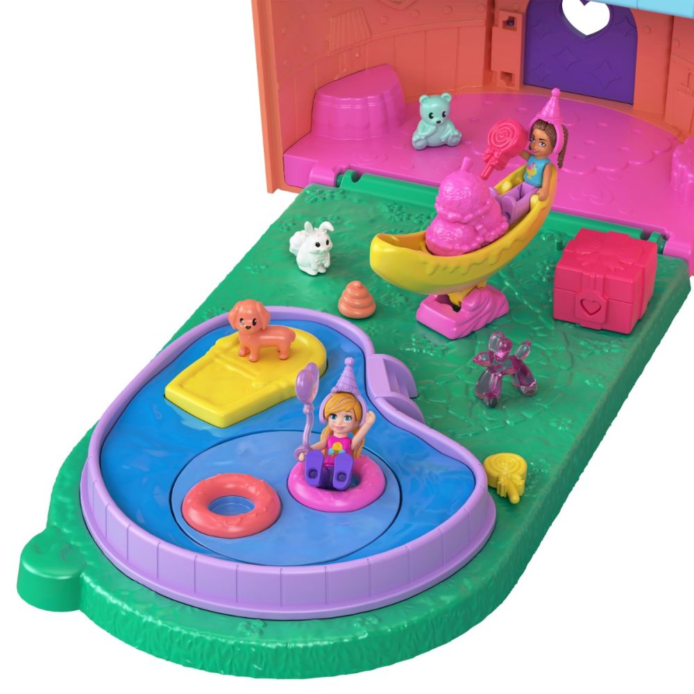 Set de joaca cu doua papusi Polly Pocket, Gelato House, JFT91