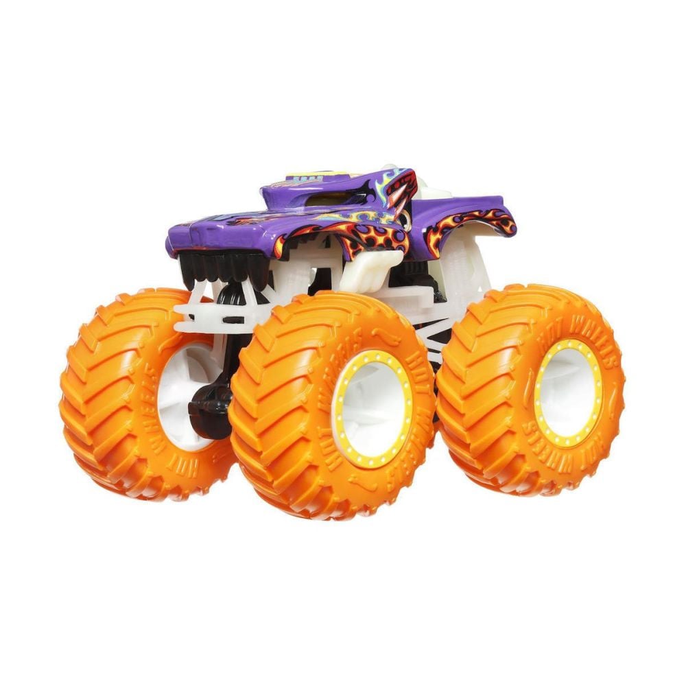 Masina Hot Wheels, Monster Truck, Glow In The Dark, Hotweiler, JFX19