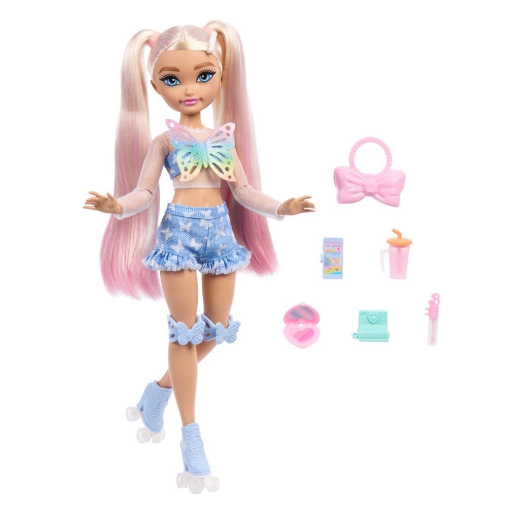 Papusa Barbie, Dream Besties Malibu, Skate Party, JFX96