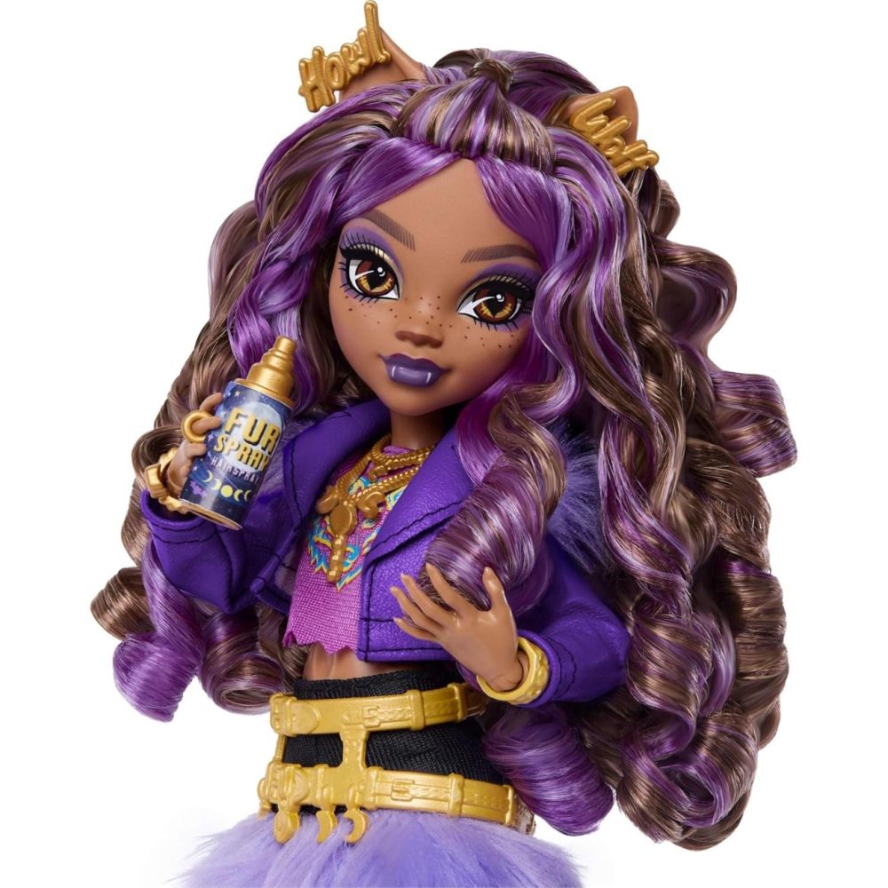 Papusa cu accesorii Monster High, Clawdeen Wolf, JHK30