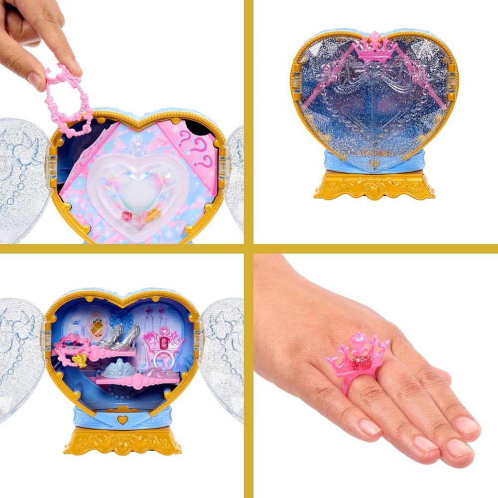 Papusa cu accesorii surpriza, Disney Princess, Jewel Reveal, Cinderella, JHL50