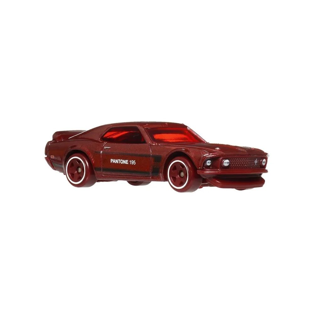 Masina metalica, Hot Wheels, Silver Series, Pantone 195, 69 Ford Mustang Boss 302, 1:64, JKY48