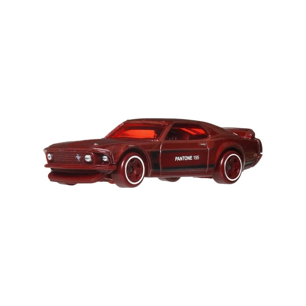 Masina metalica, Hot Wheels, Silver Series, Pantone 195, 69 Ford Mustang Boss 302, 1:64, JKY48